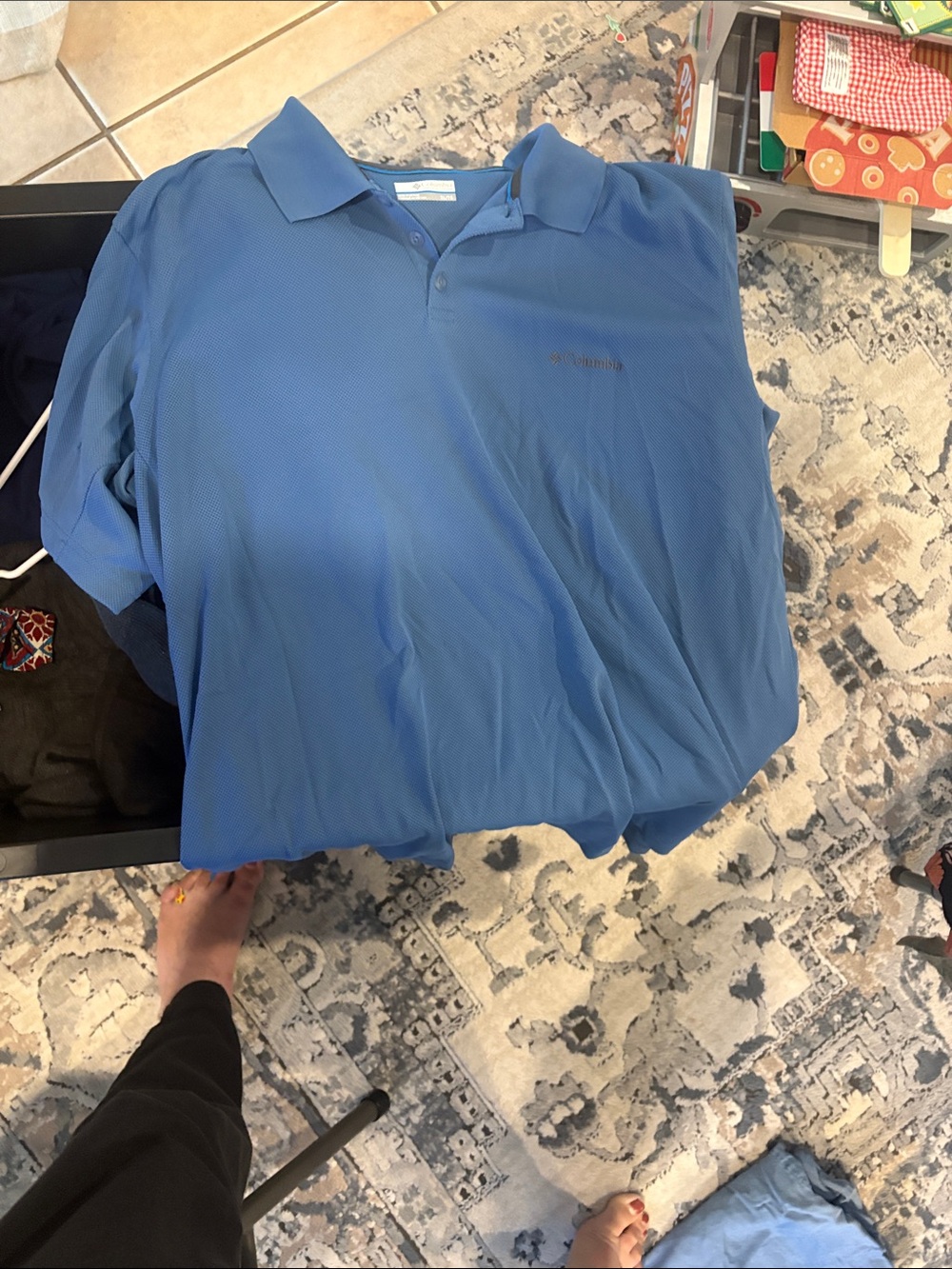 Columbia Men’s Blue Polo Shirt